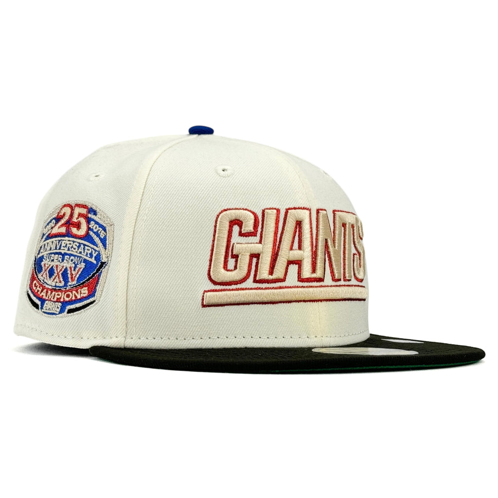 New York Giants New Era 59Fifty Fitted Hat - Chrome White / Black