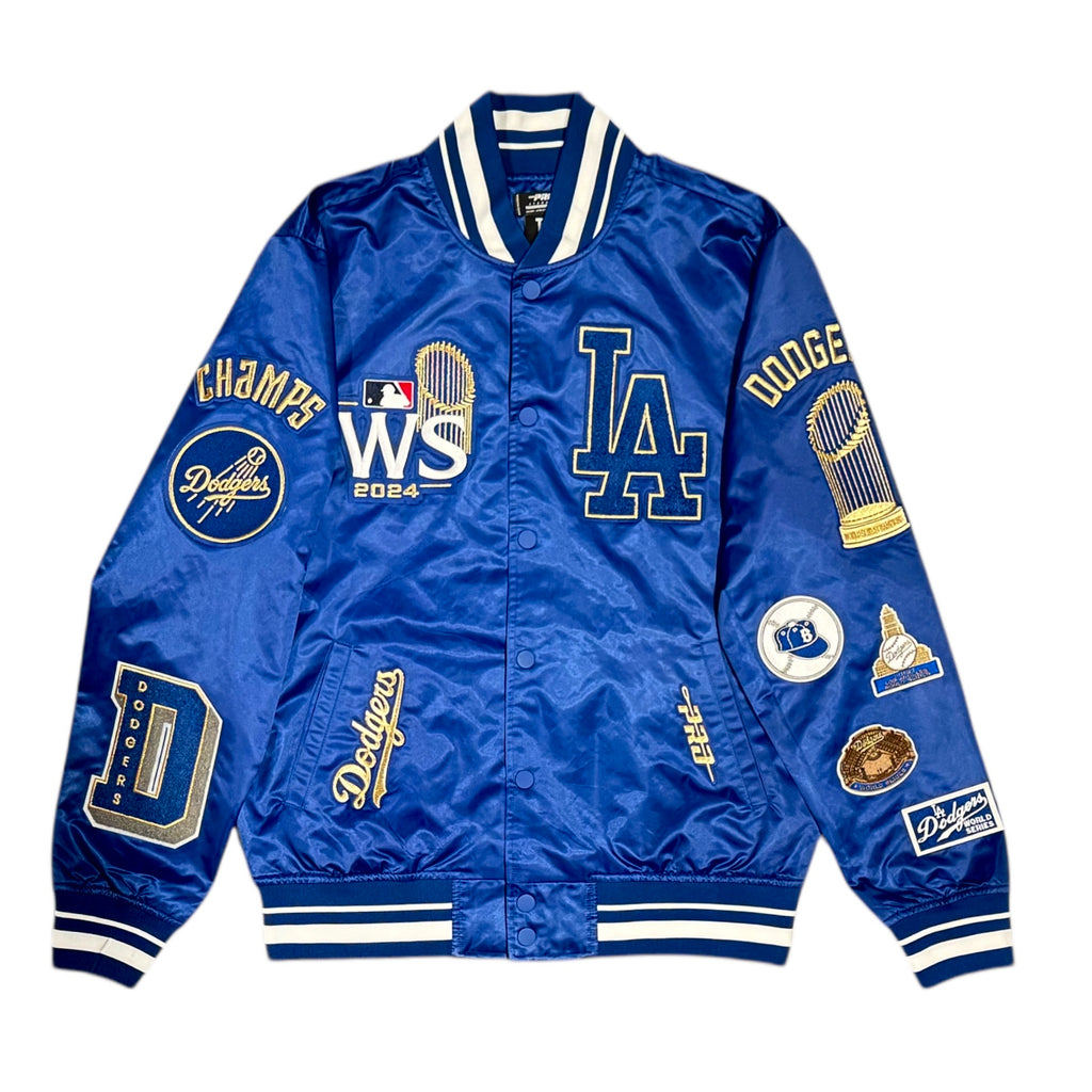 Los Angeles Dodgers 2024 World Series Champion Pro Standard Lightweight Satin Jacket - Royal