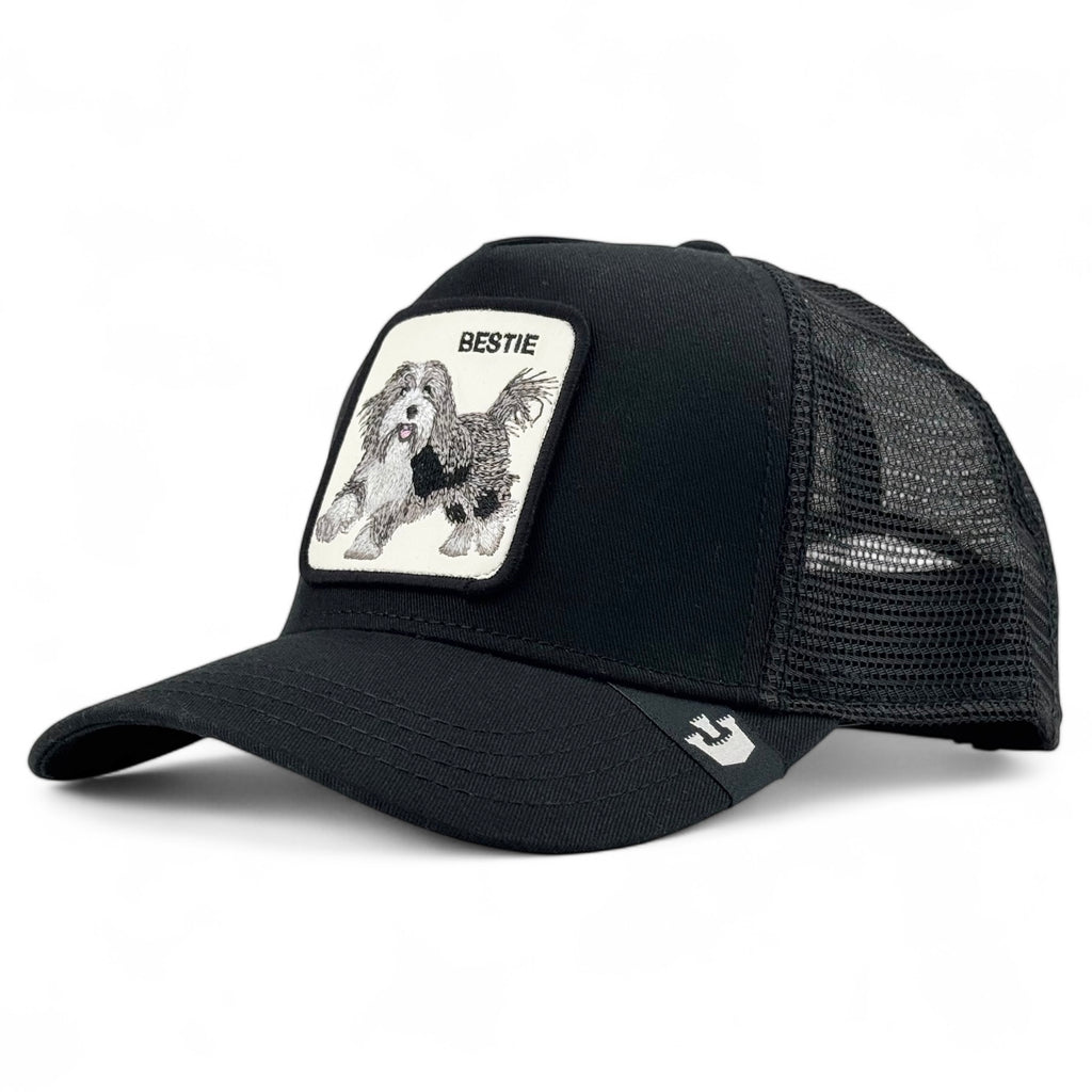 The Bestie Dog Goorin Bros. Trucker A-Frame Snapback - Black