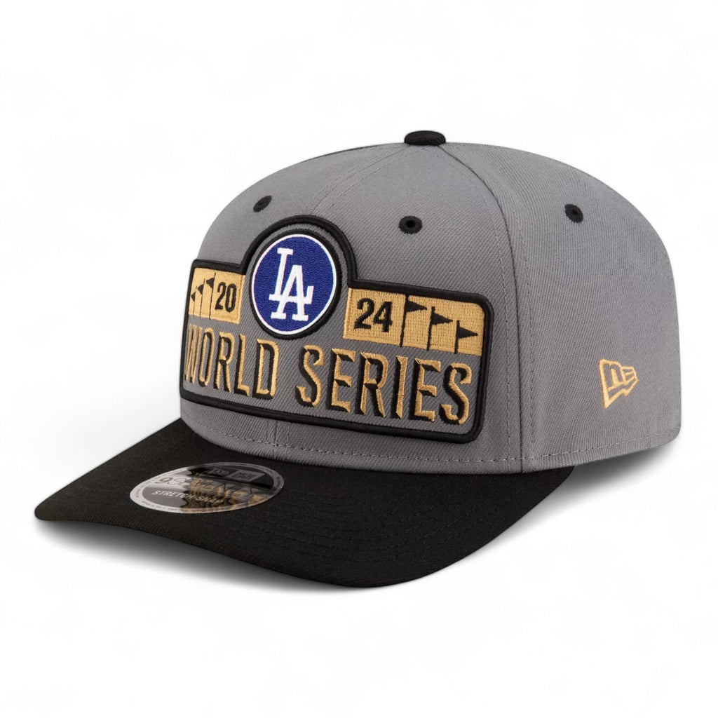 Los Angeles Dodgers New Era 2024 National League Champions Locker Room 9SEVENTY Stretch-Snap Hat