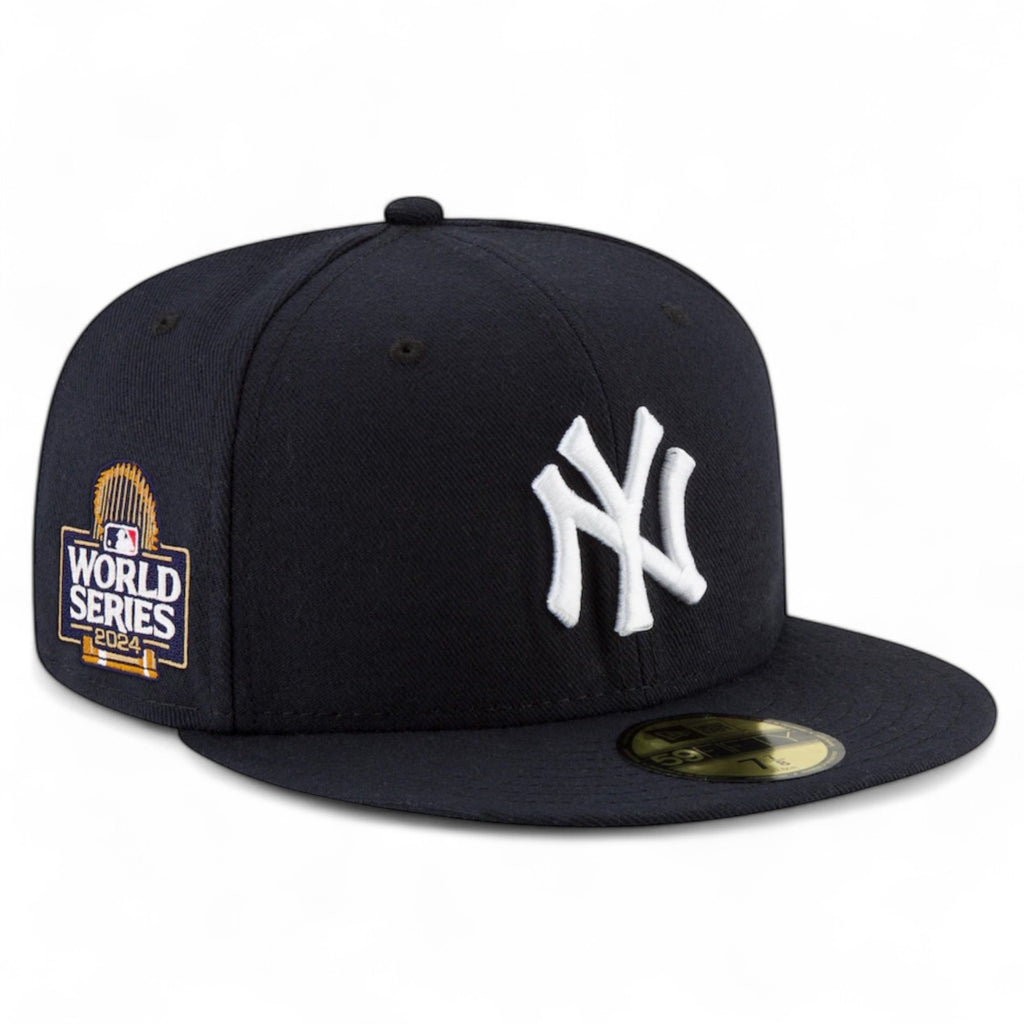 New York Yankees 2024 World Series Authentic Collection New Era 59Fifty Fitted Hat - Navy