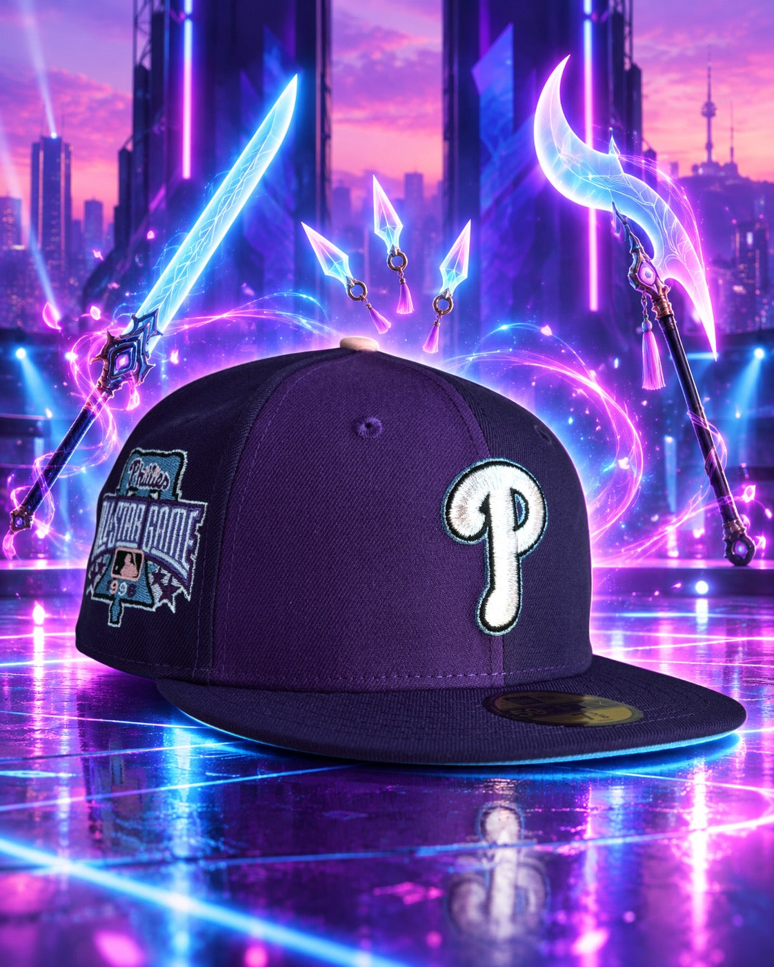 Philadelphia Phillies “kPOP IDOL” New Era 59FIfity Fitted Hat - Sneaky ...