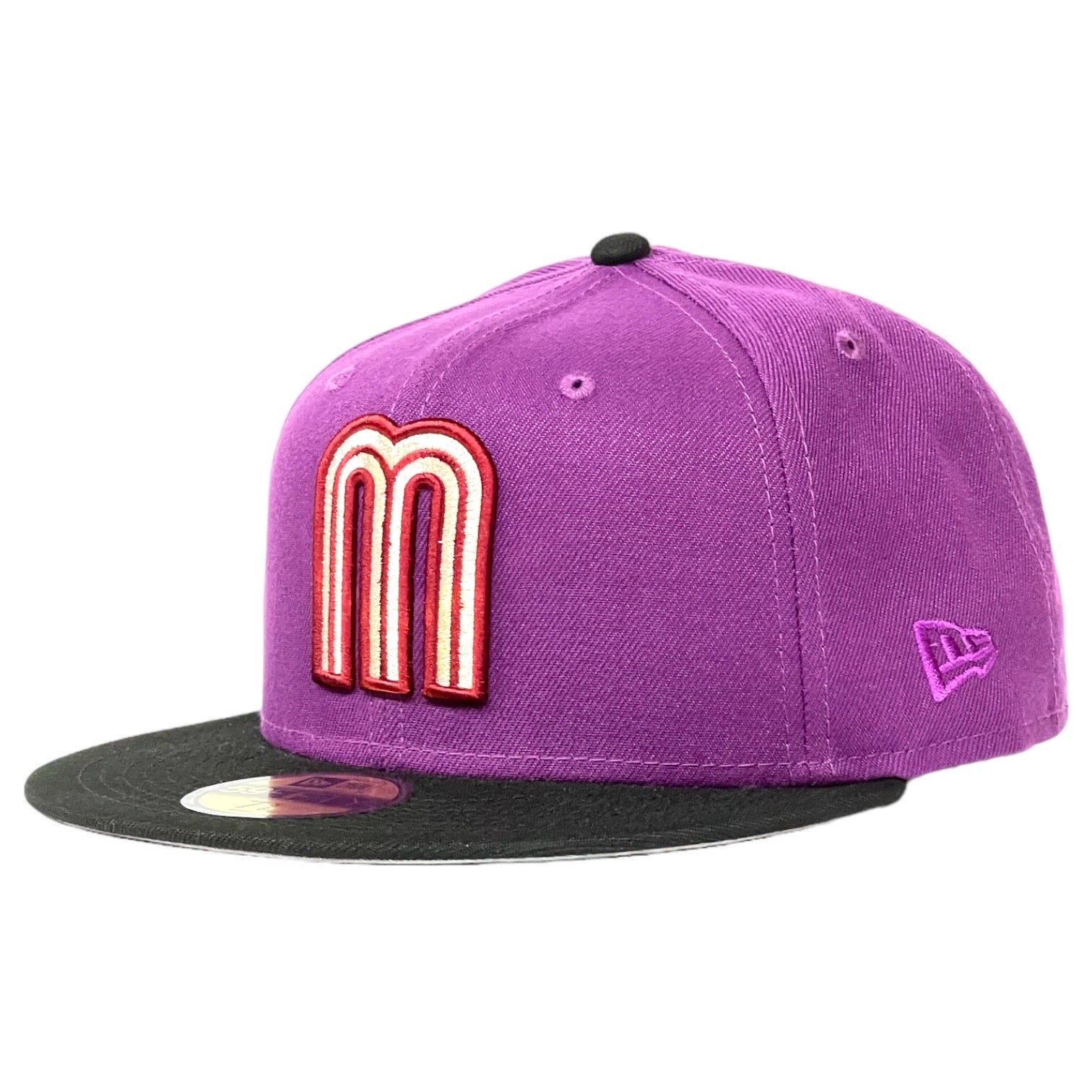 Mexico WBC New Era 59Fifty Fitted Hat GRAPE / BLACK Prociety