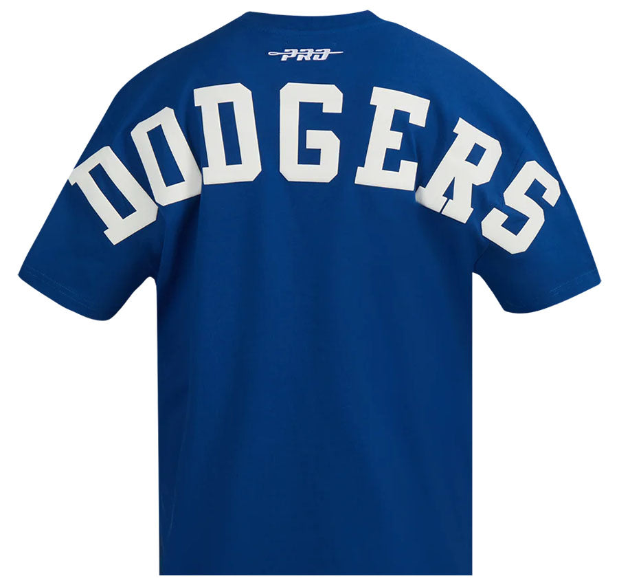 Los Angeles Dodgers Wingspan Cotton Jersey Drop Shoulder Pro Standard T-Shirt - Royal