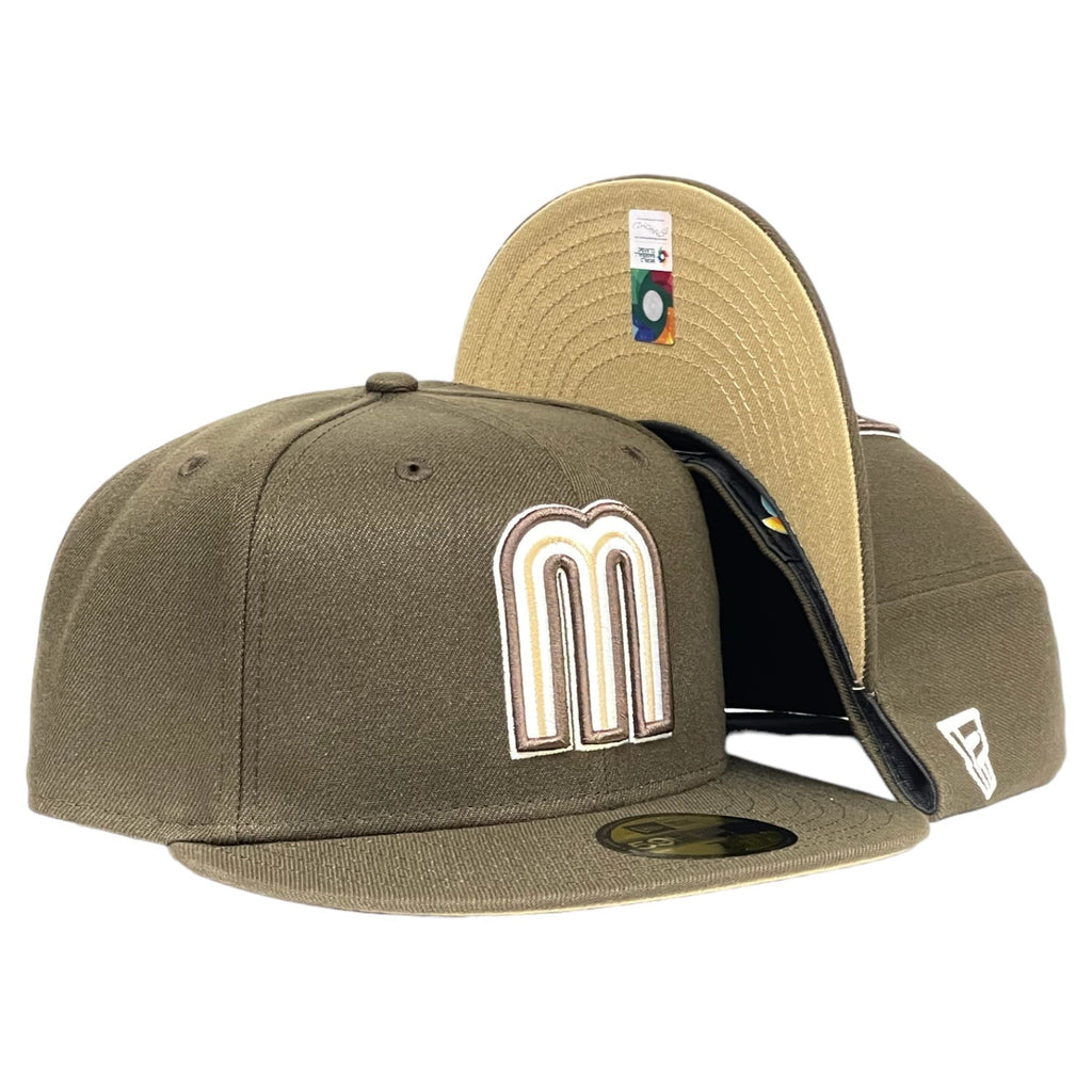 Mexico WBC New Era 59Fifty Fitted Hat - Brown