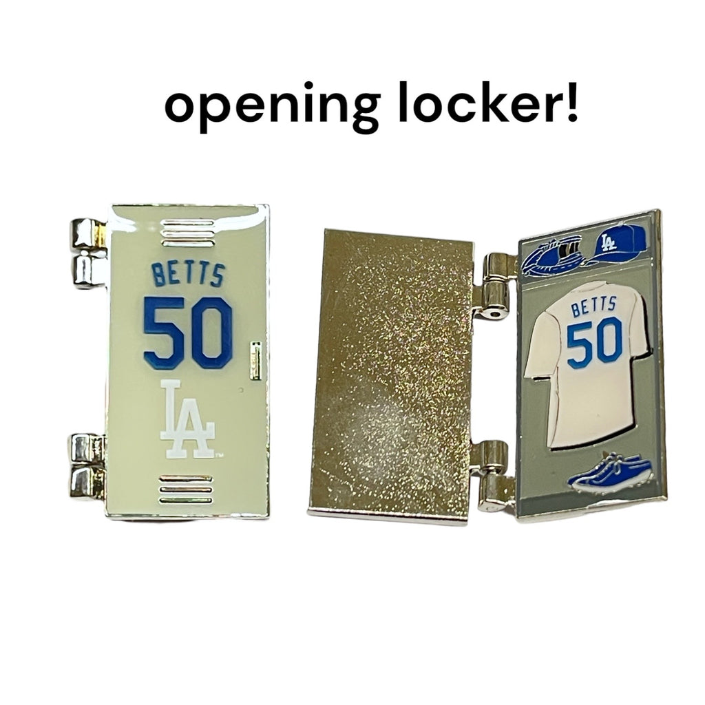 Los Angeles Dodgers Mookie Betts Swinging Locker Room Pin