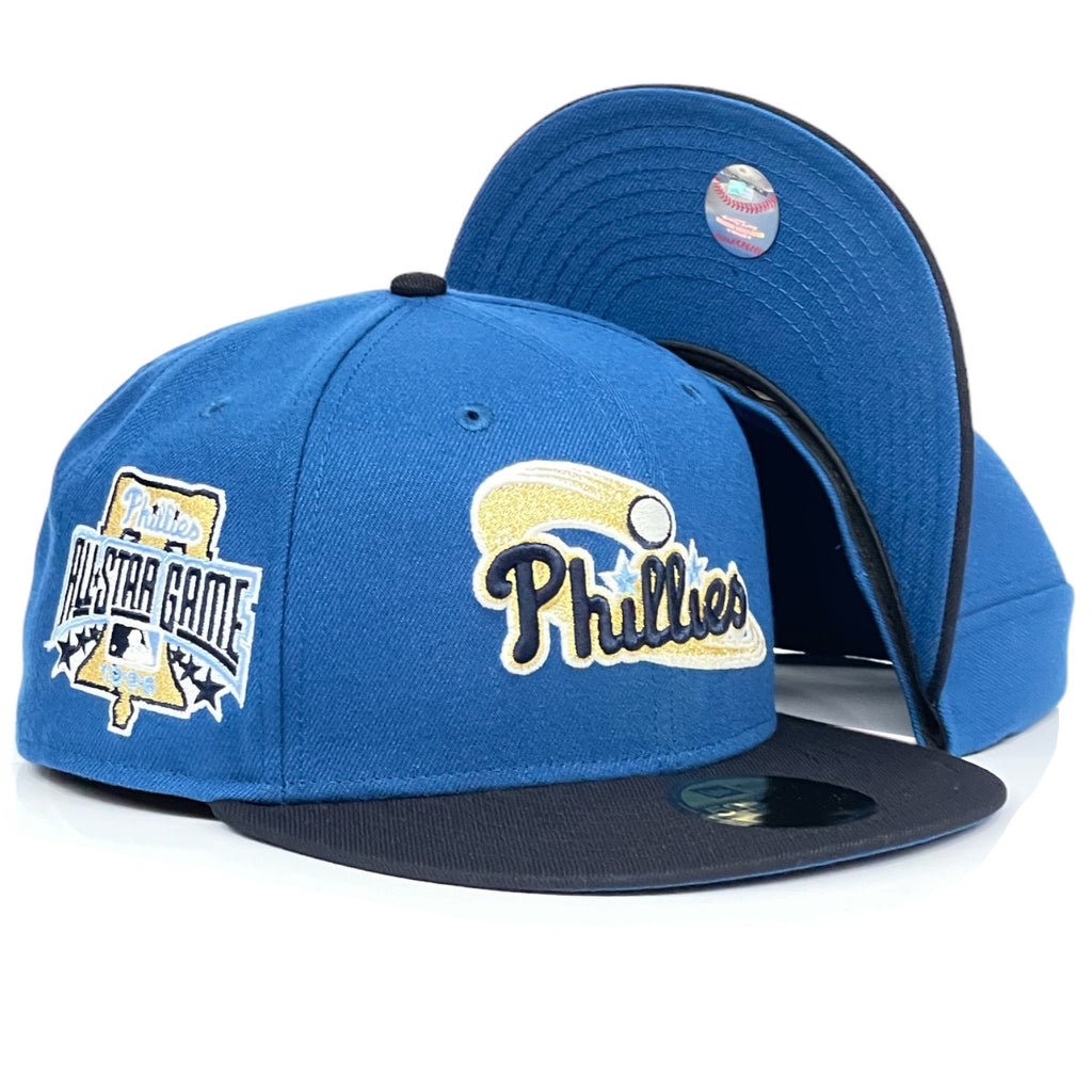 Philadelphia Phillies 1996 All Star Game Side Patch "Submariner Blue" New Era 59Fifty Fitted