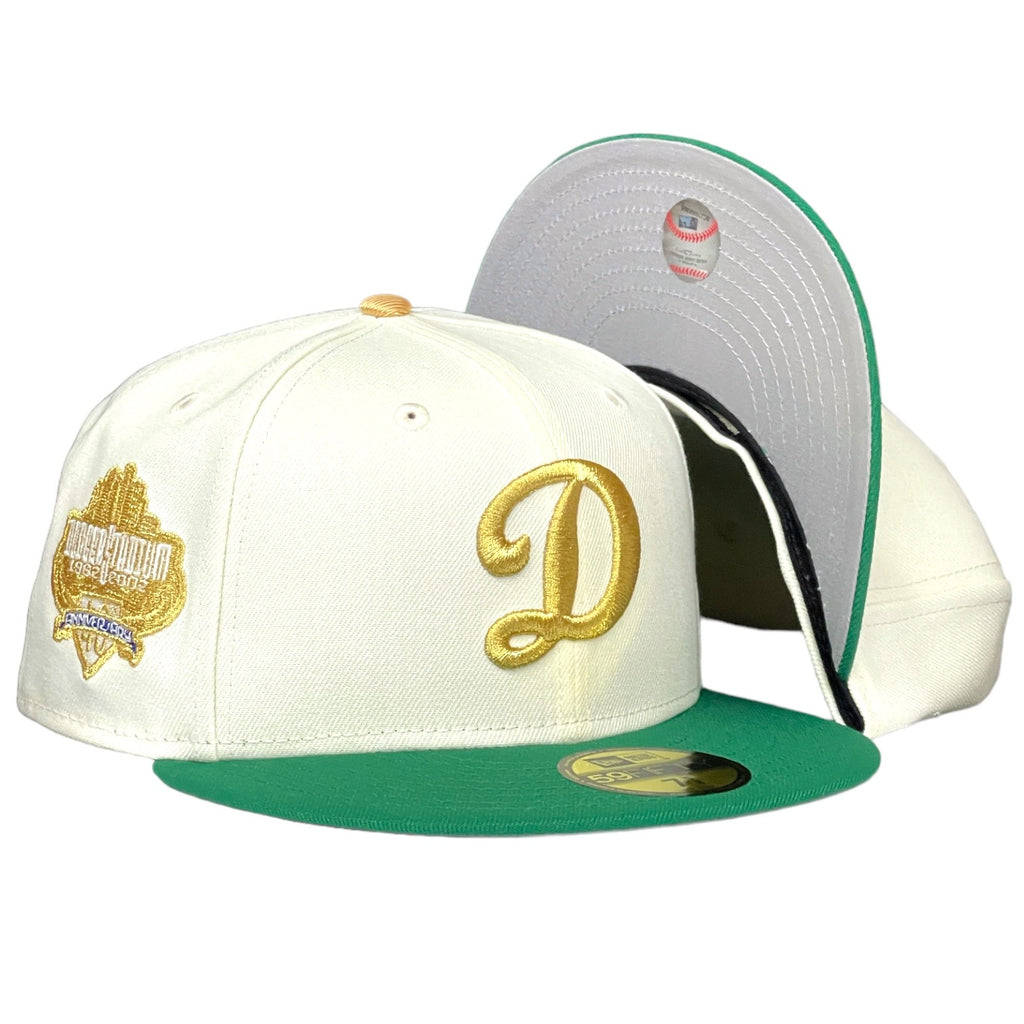 Los Angeles Dodgers "Snapifornia Love" (Dre Hook) New Era 59FIFTY Fitted Hat - Chrome White / Kelly Green