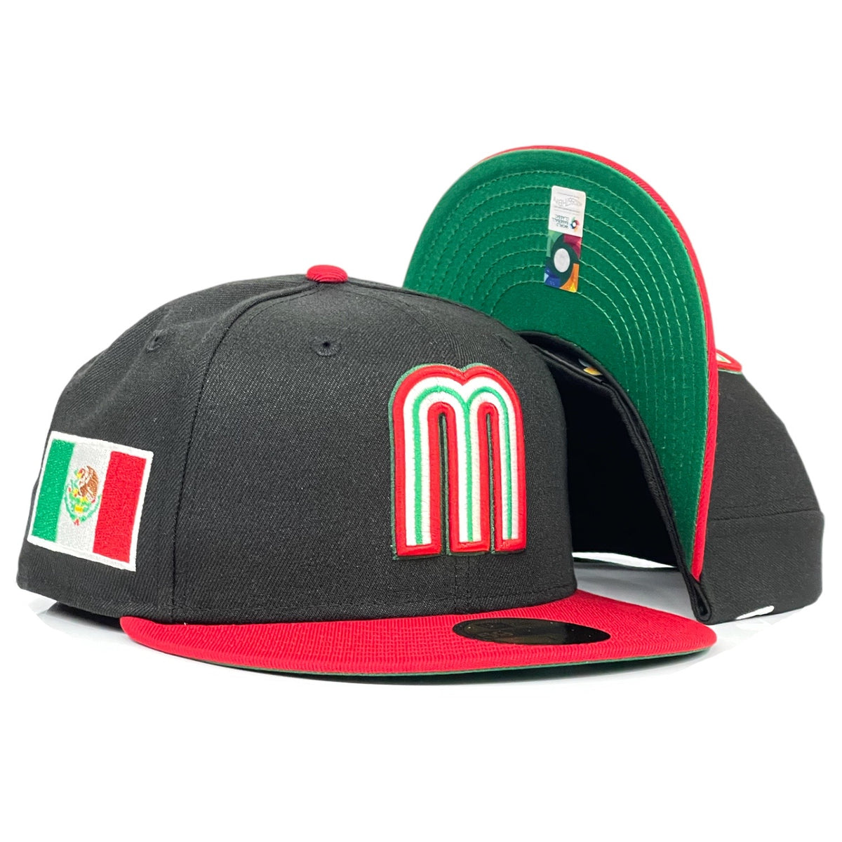 Mexico WBC New Era 59Fifty Fitted Hat Black / Red Prociety