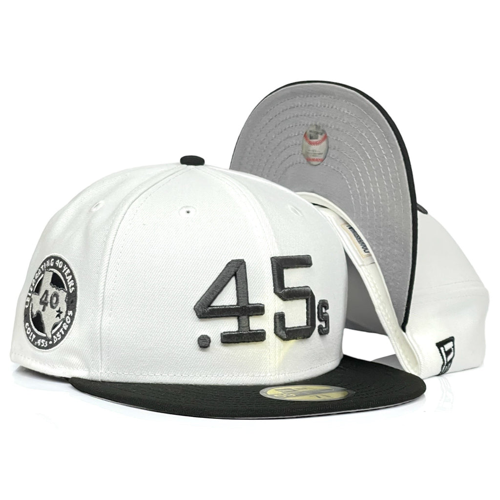 Houston Astros Colt .45s "Panda Pack" New Era 59Fifty Fitted Hat - White / Black