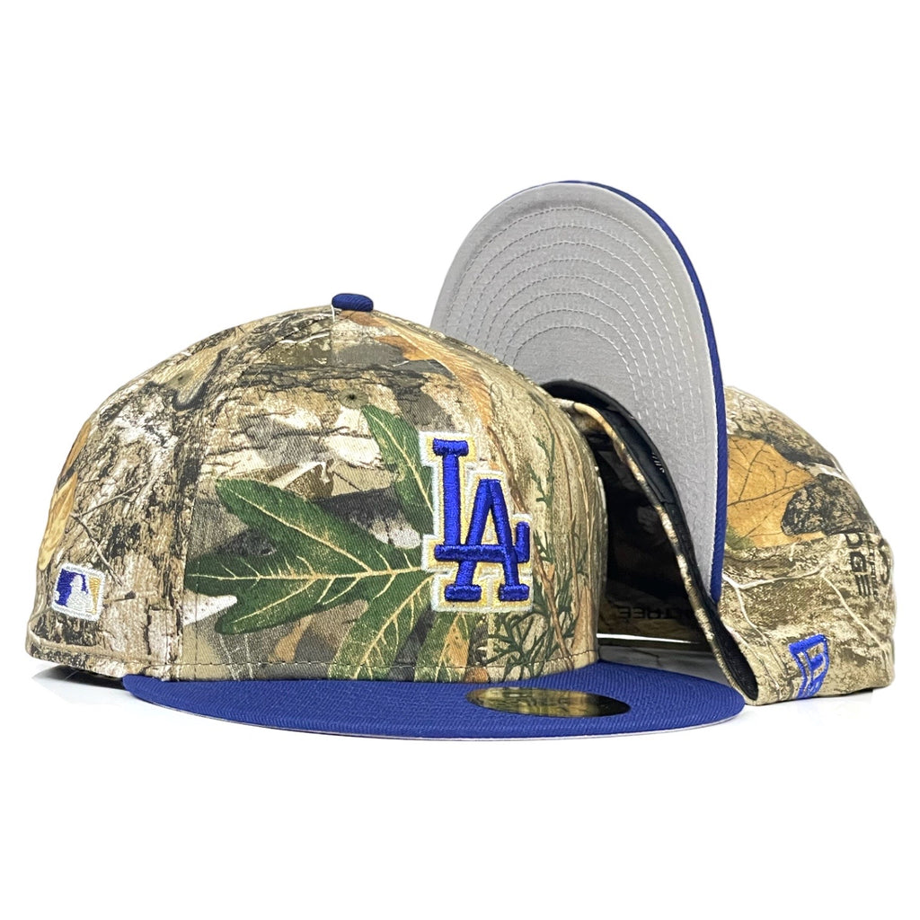 Los Angeles Dodgers "WYD SQUAD PACK" New Era 59Fifty Fitted Hat - Real Tree Edge / Royal