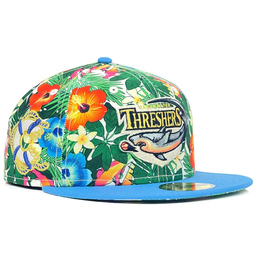 Clearwater Threshers New Era 59Fifty Fitted Hat - Floral