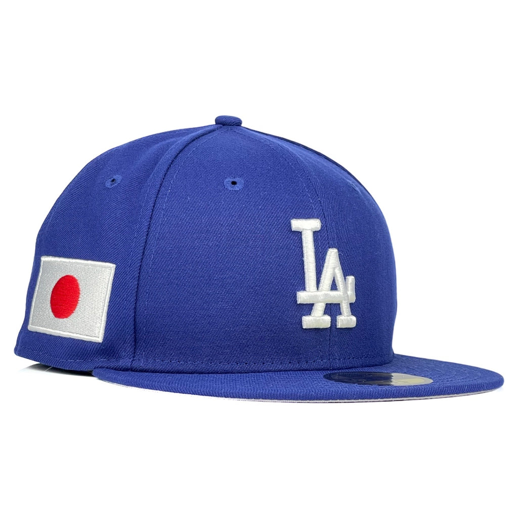 Los Angeles Dodgers Japanese Flag Side Patch New Era 59Fifty Fitted