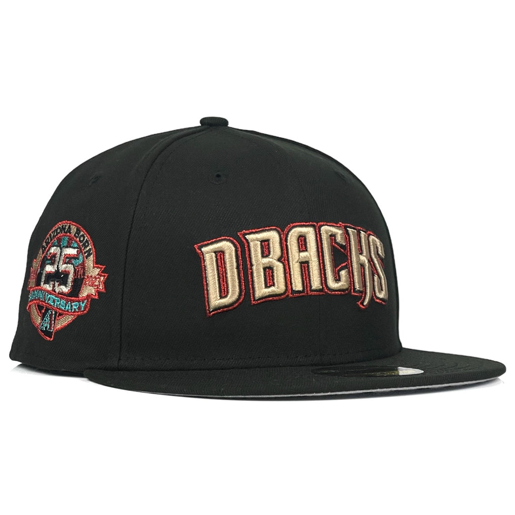 Arizona Diamondbacks 25th Anniversary Side Patch New Era 59Fifty Fitted hat