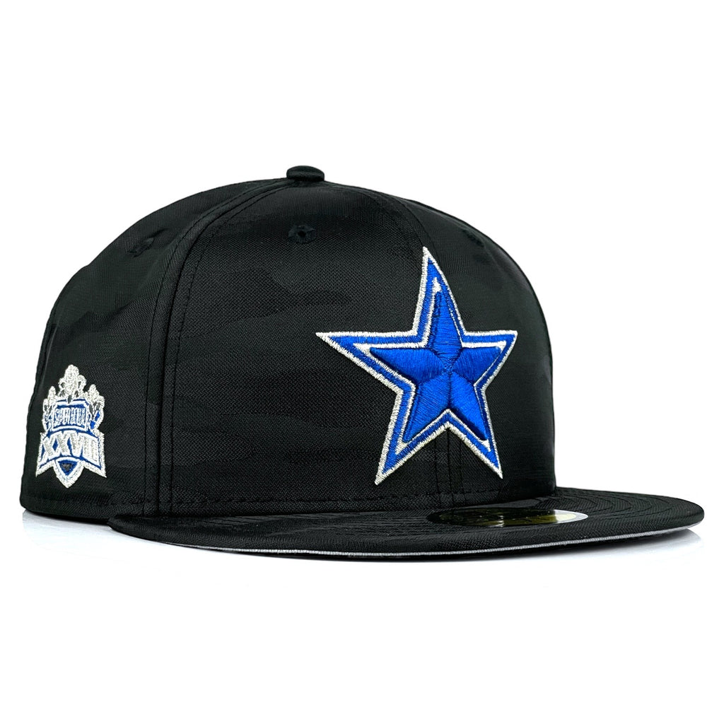 Dallas Cowboys Super Bowl XXVII Black Camo "Rogue in the Night" New Era 59Fifty Fitted hat
