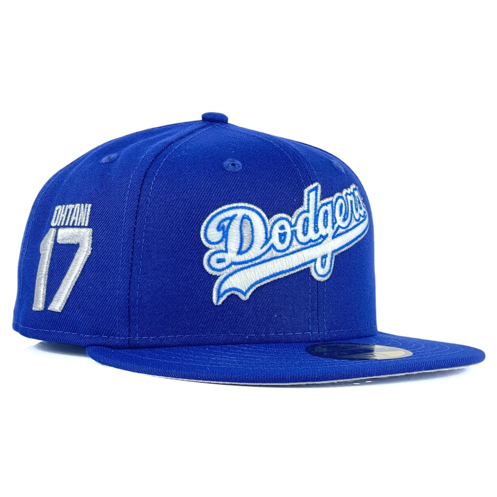 Los Angeles Dodgers Shohei Ohtani Jersey Name & Number Side Patch New Era 59Fifty Fitted Hat