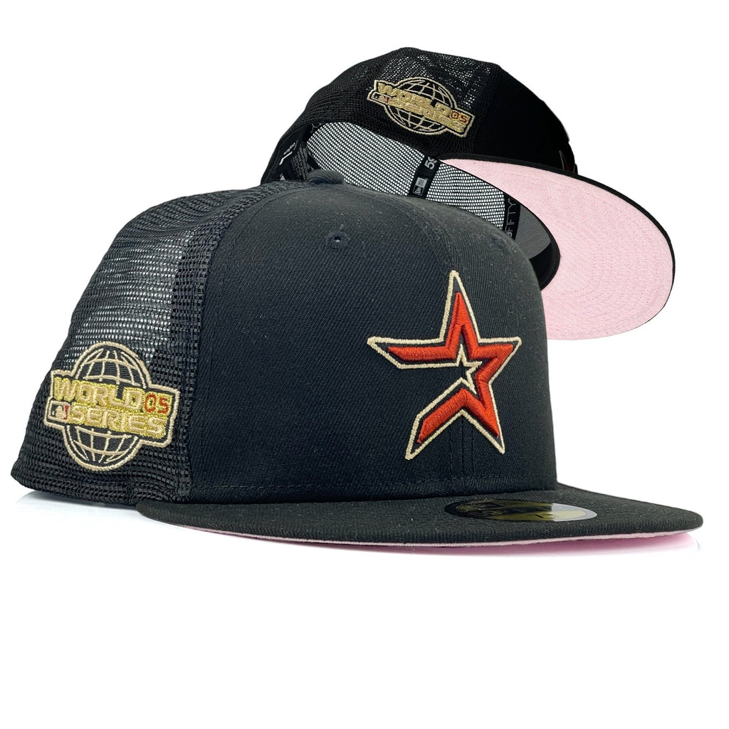 Houston Astros Black Trucker New Era 59Fifty Fitted - Cap Summit Pack