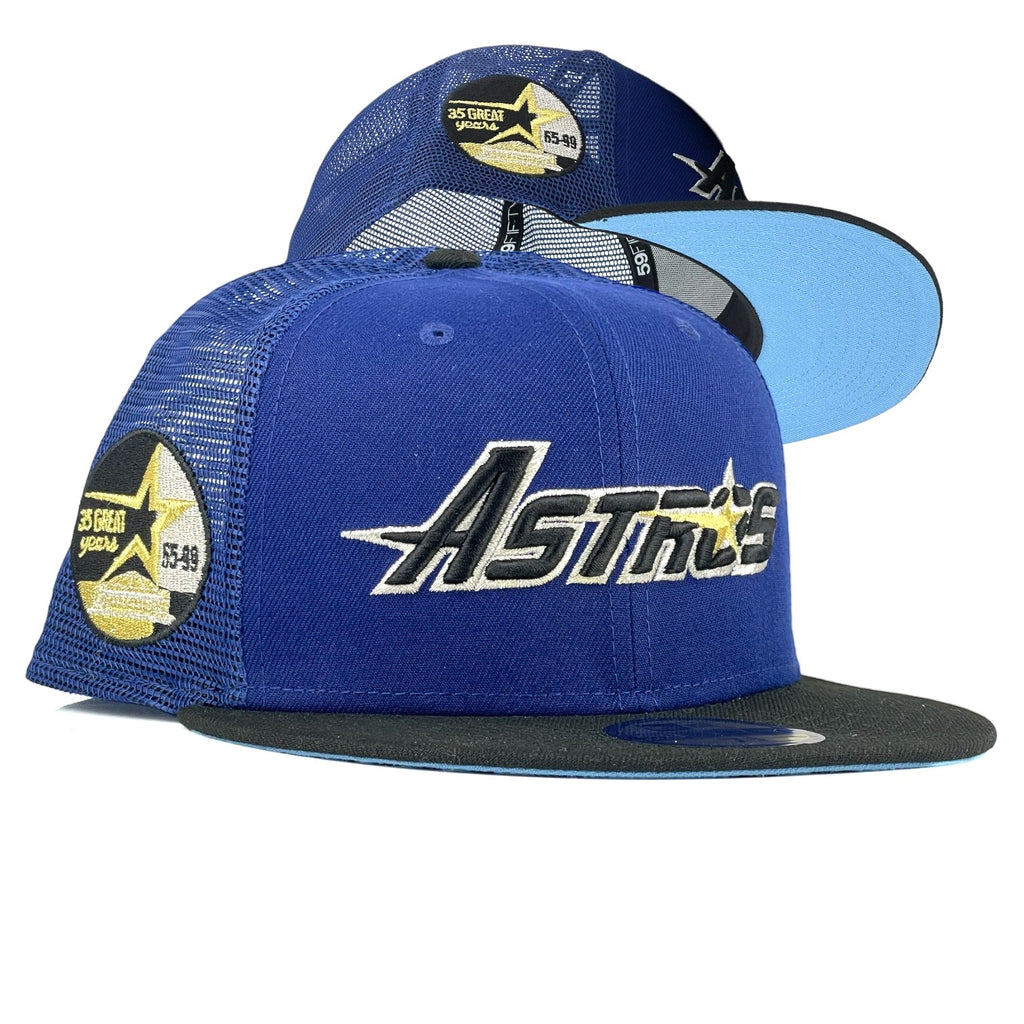 Houston Astros "ICESTROS" New Era 59Fifty Fitted Hat - Royal Trucker / Black