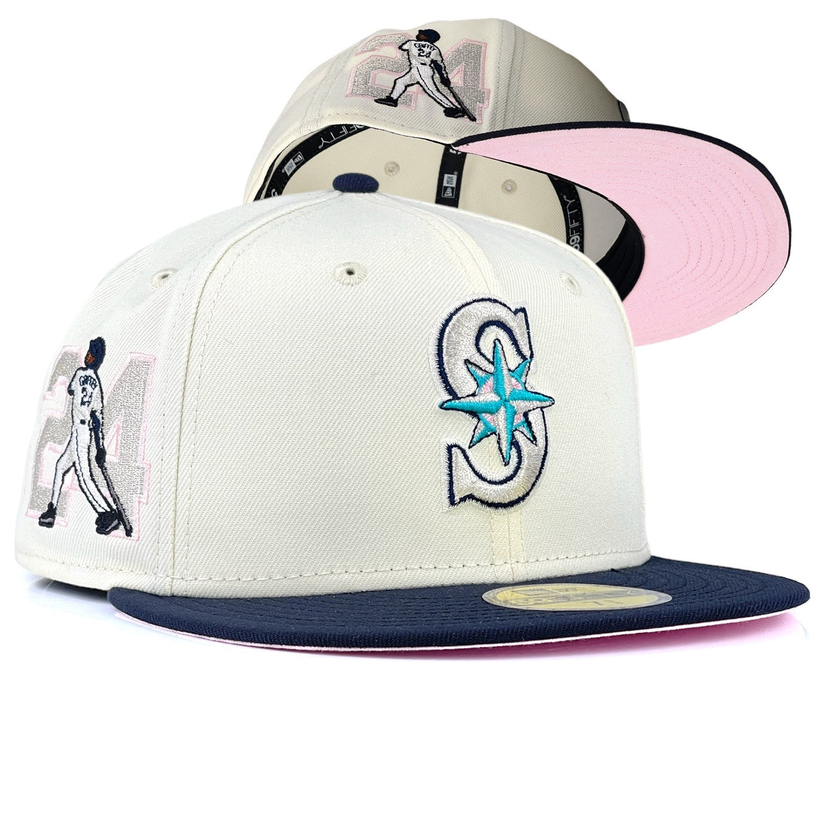 Seattle Mariners "Bubble Gum Kid" New Era 59Fifty Fitted Hat Chrome