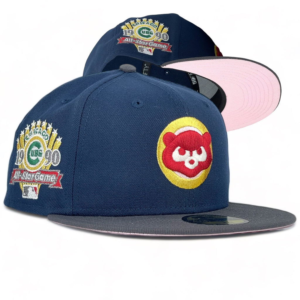 Chicago Cubs "Krownz 2 Prociety" New Era 59Fifty Fitted Hat - Oceanside / Dk Grey