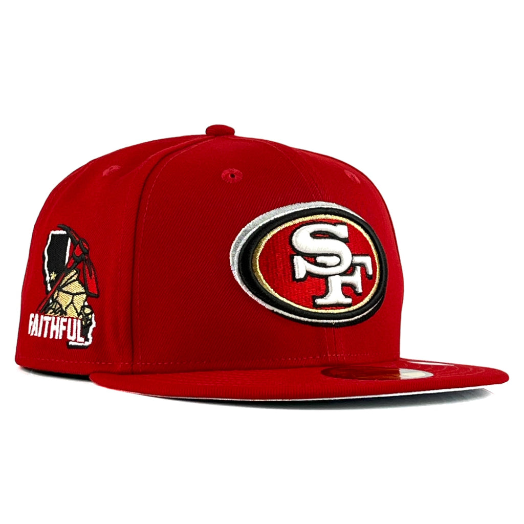 San Francisco 49ers 2024 NFL Draft New Era 59Fifty Fitted Hat-Red