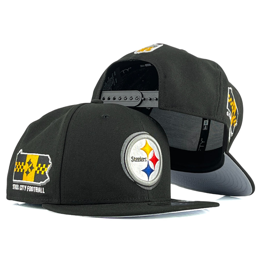 Pittsburgh Steelers 2024 NFL Draft New Era 9Fifty Snapback Hat -Black