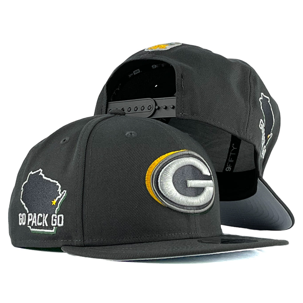 Green Bay Packers 2024 NFL Draft New Era 9Fifty Snapback Hat - Charcoal Grey