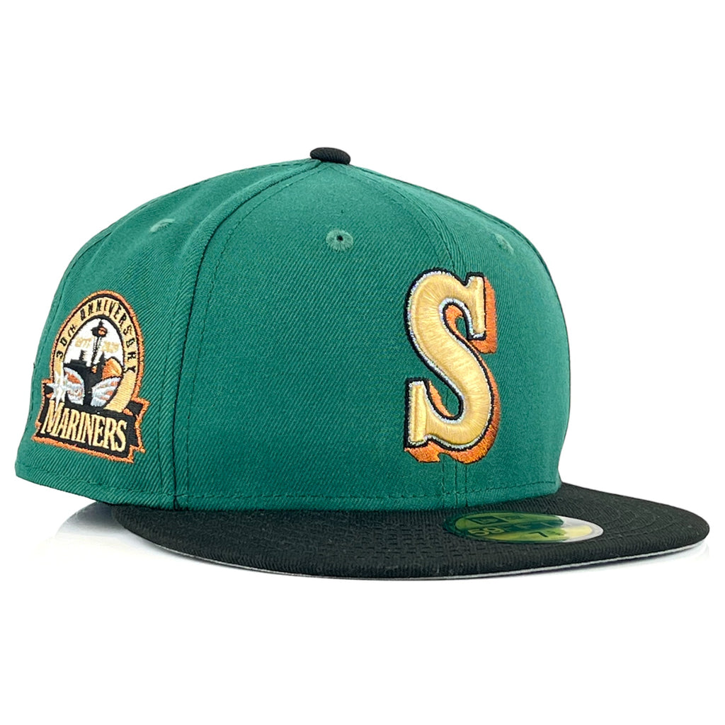 Seattle Mariners "Krownz2Prociety" New Era 59Fifty Fitted Hat- Emerald Green