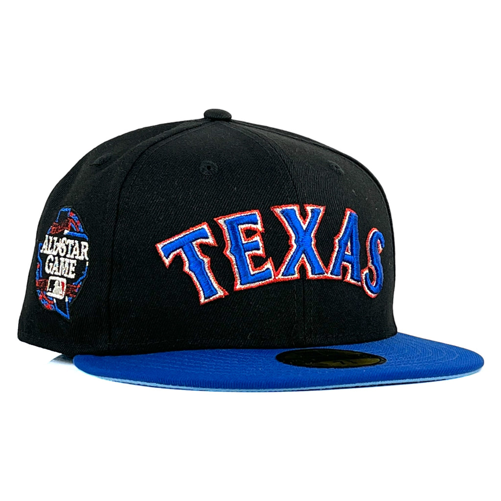 Texas Rangers "Icy Texas" New Era 59Fifty Fitted Hat- Black/Royal