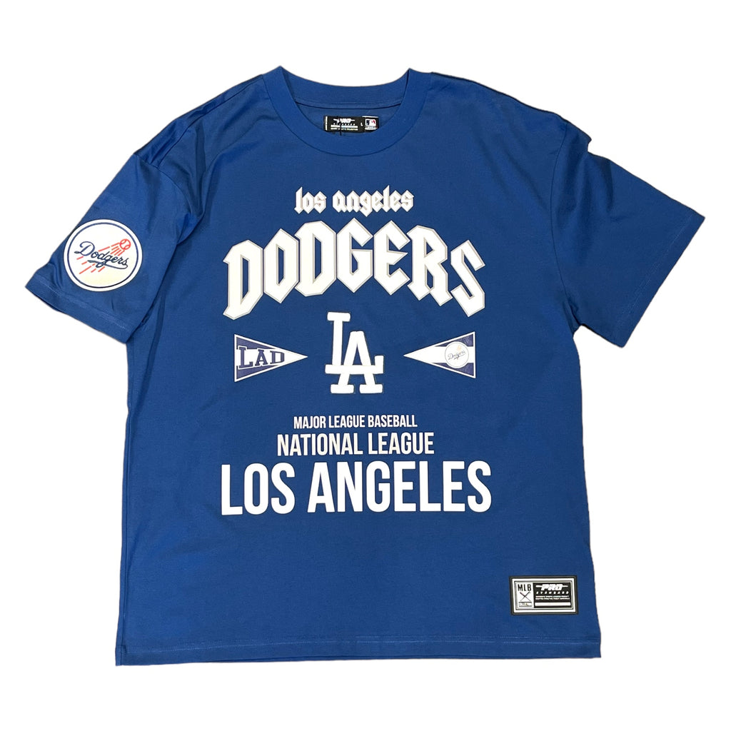 Los Angeles Dodgers Pro Standard Oversized City Tour T-Shirt- Blue