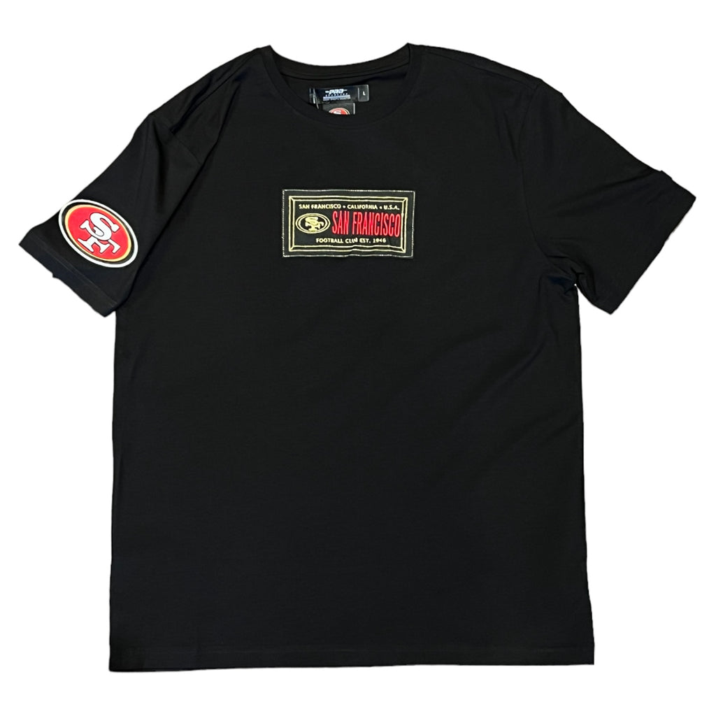 San Francisco 49ers Pro Standard Club Member Badge T Shirt - Black