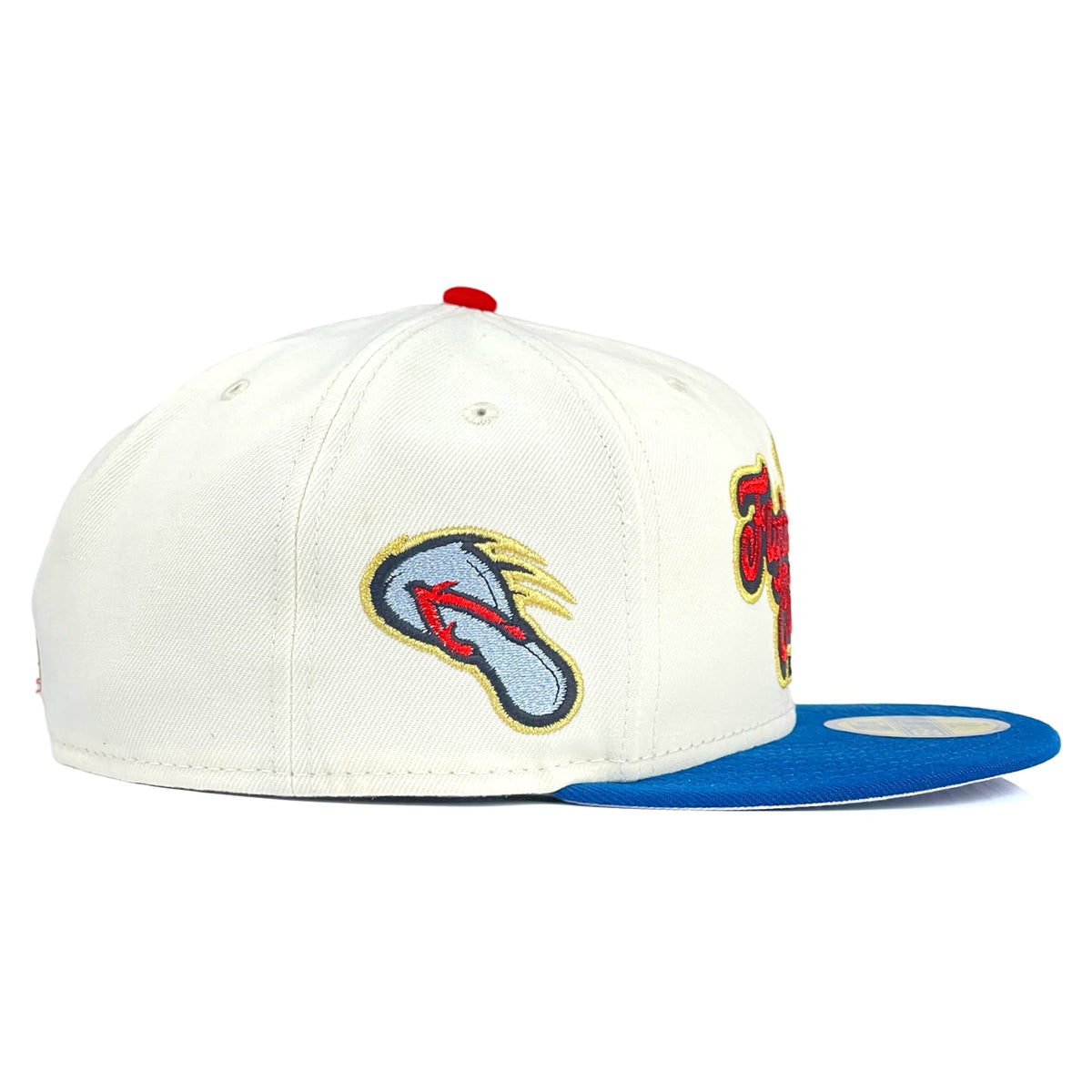 Flying Chanclas de San Antonio New Era 59Fifty Fitted Hat - Chrome Whi ...