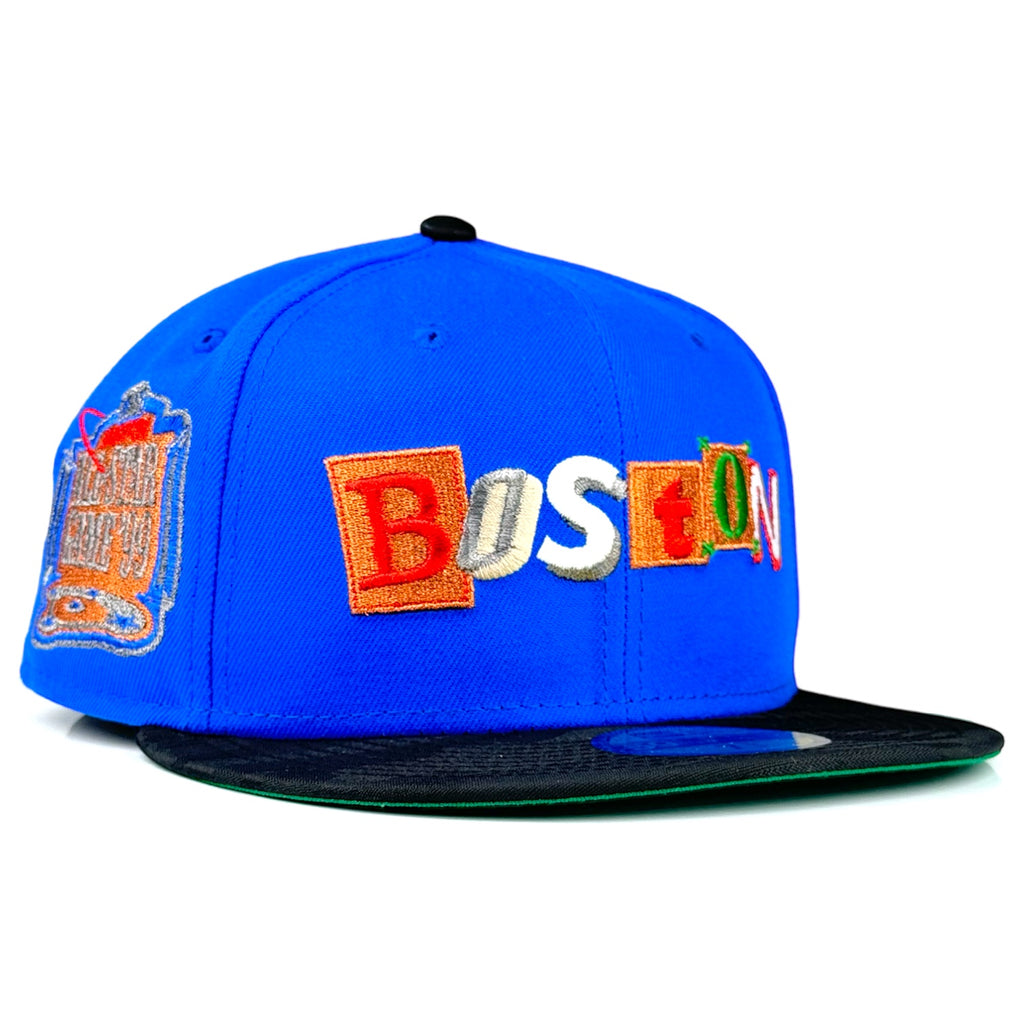 Boston Red Sox "Black Camo Ransom" New Era 59Fifty Fitted Hat - Blue Bead / Black Camo