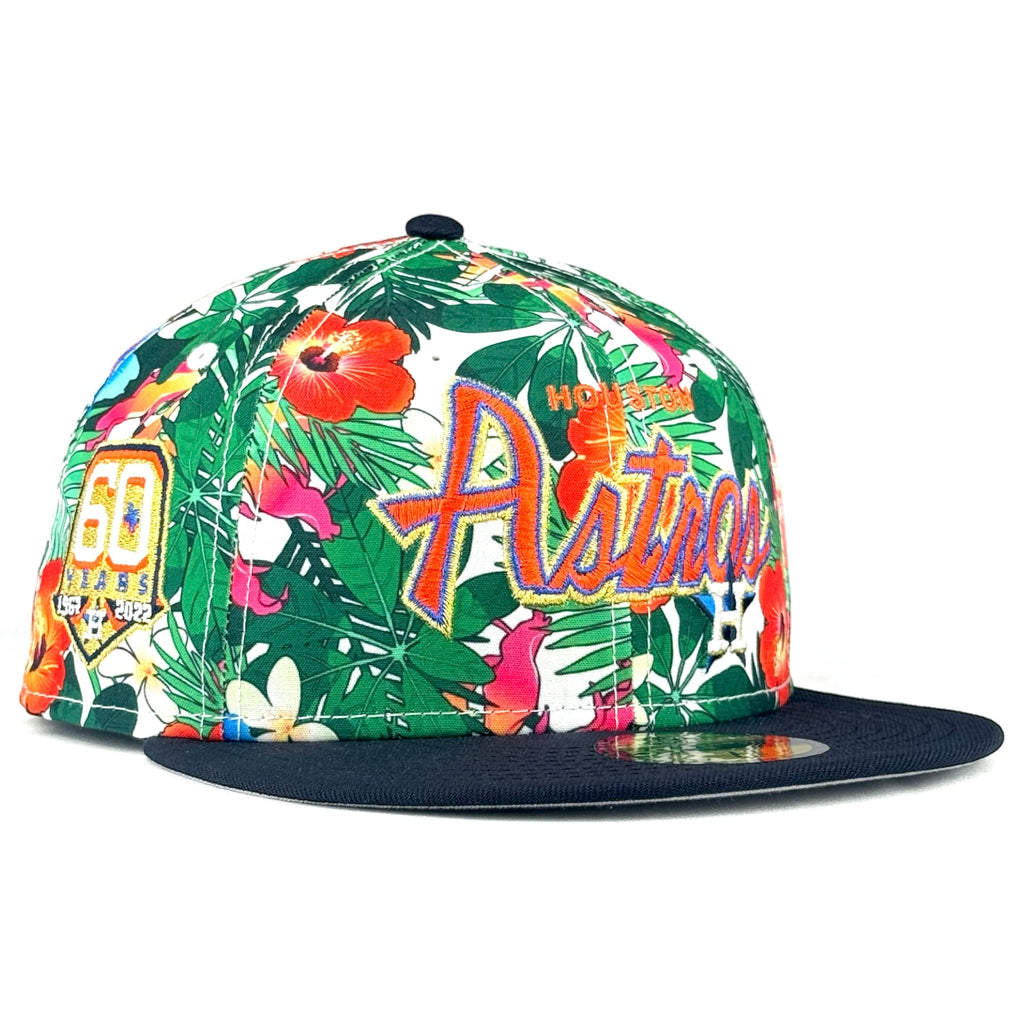 Houston Astros "Vacaciones Pack" New Era 59Fifty Fitted hat - Floral / Navy