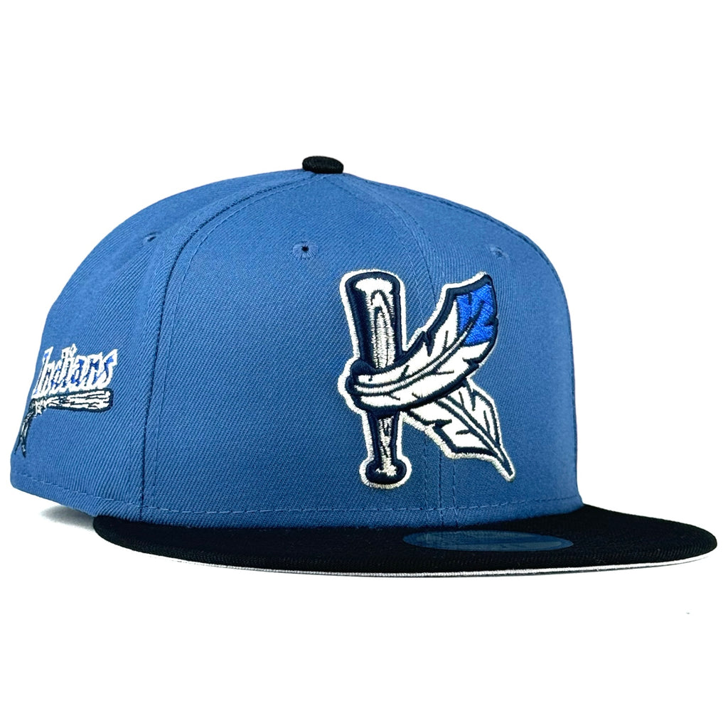 Kinston Indians "Master of Elements Pack" New Era 59Fifty Fitted hat - Indigo / Black