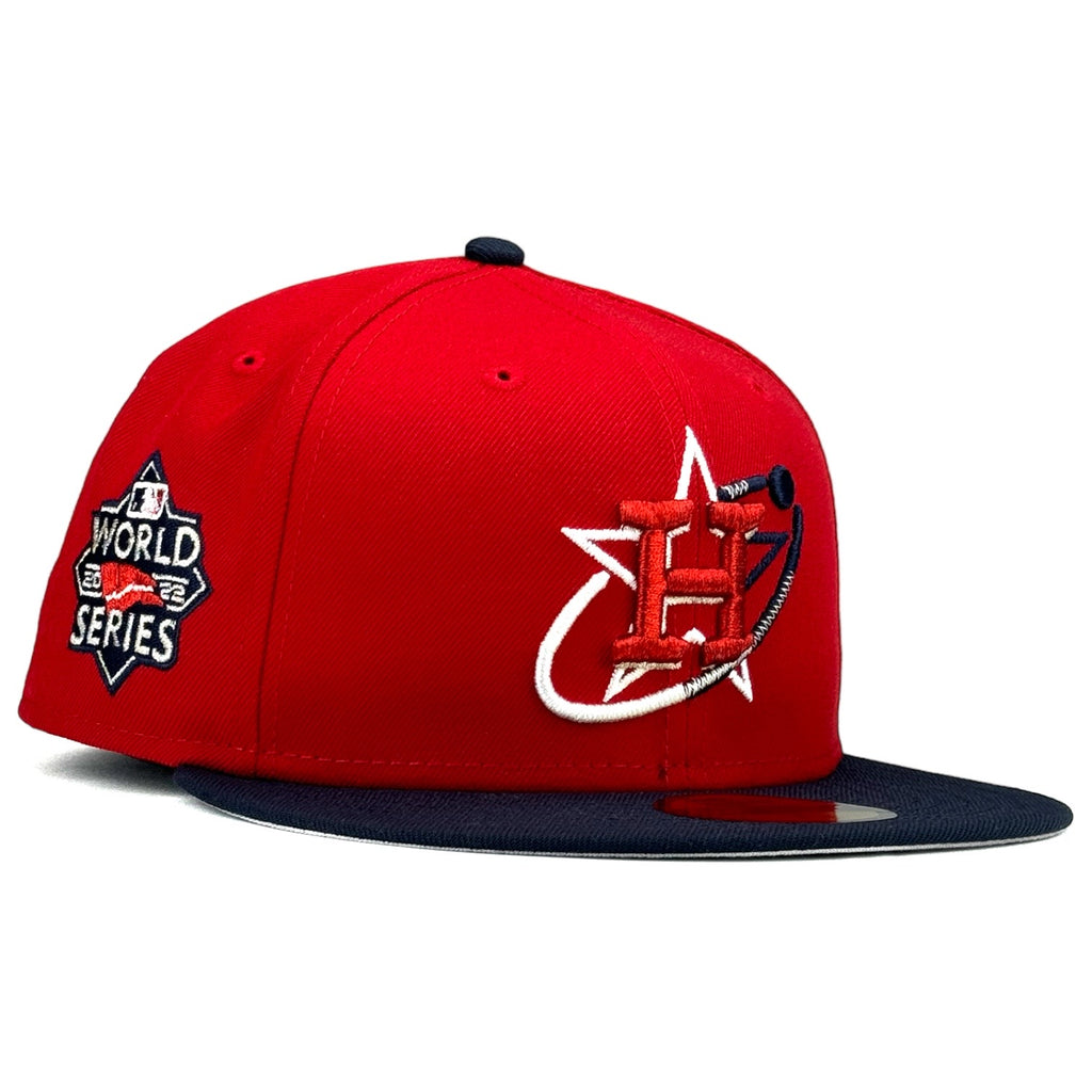 Houston Astros “BULLS ON ASTROS” New Era 59Fifty Fitted Hat - Red / Navy 