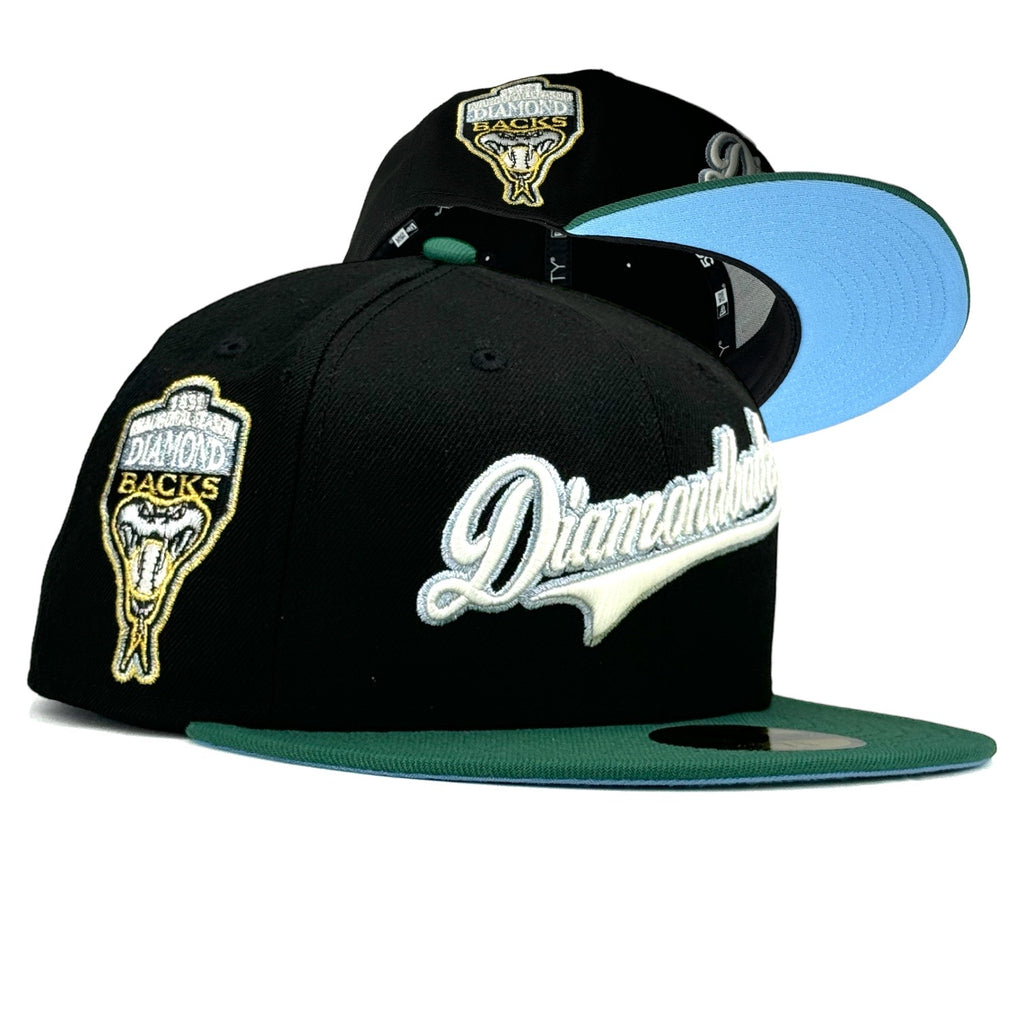 Arizona Diamondbacks “Home Away From Home” New Era 59Fifty Fitted Hat - Black / Pine Needle Green