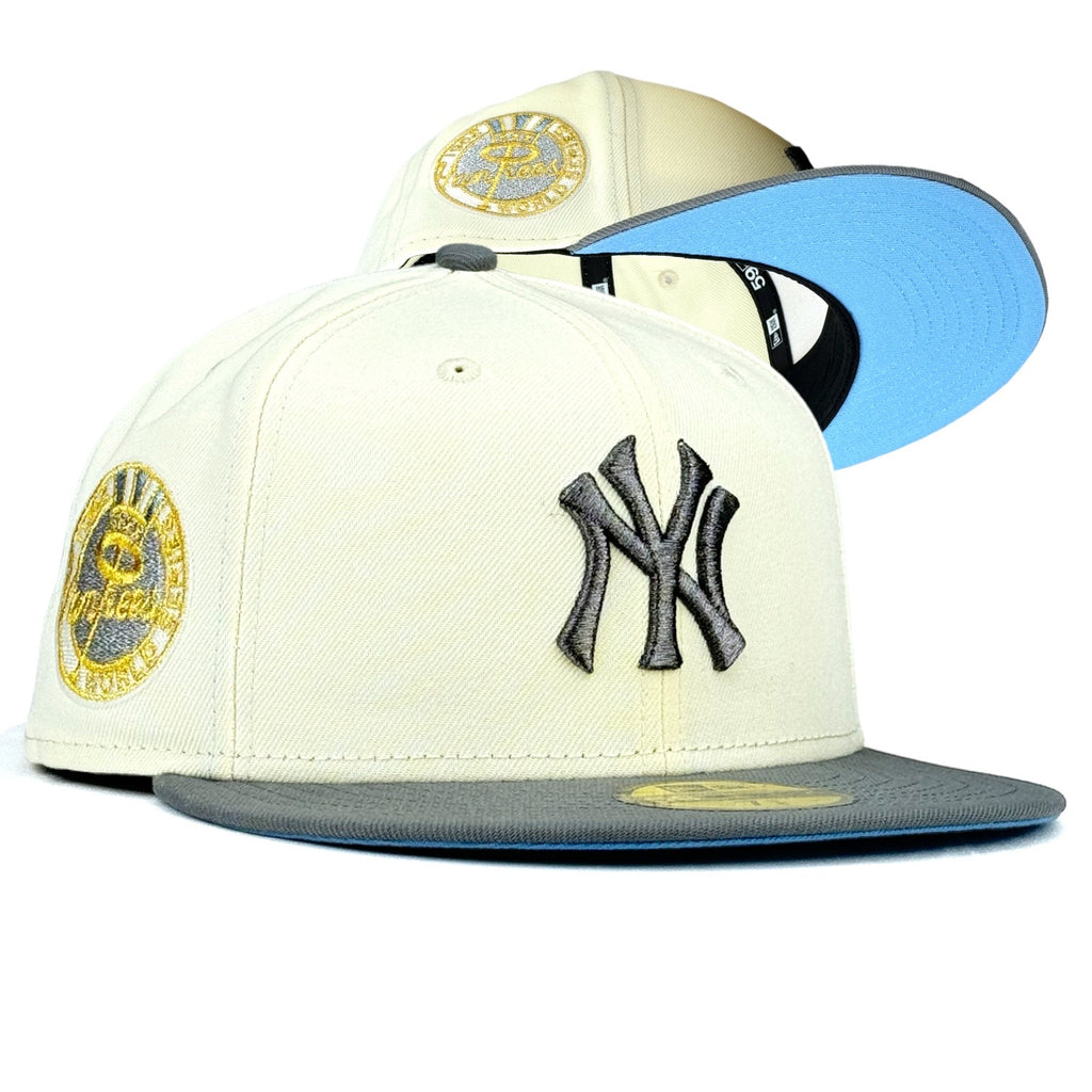 New York Yankees “K2P Collection” New Era 59Fifty Fitted Hat - Chrome White / Storm Grey