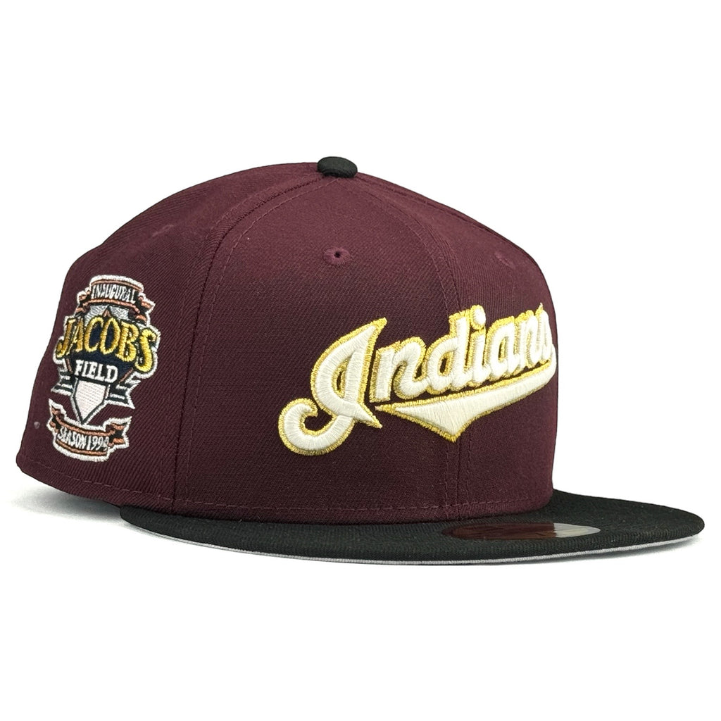 Cleveland Indians “K2P Collection” New Era 59Fifty Fitted Hat - Maroon / Black