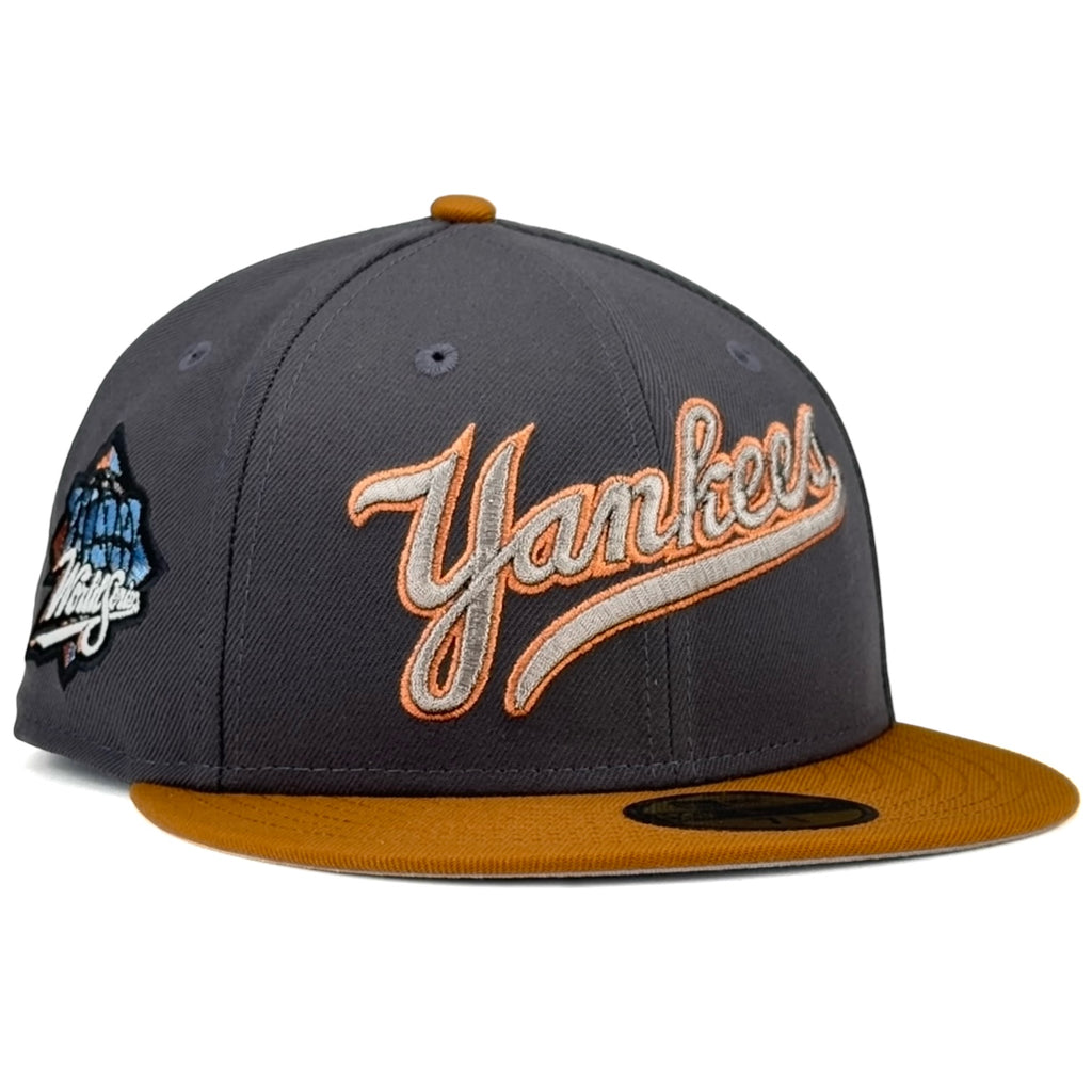 New York Yankees "Fall In Concrete Jungle" New Era 59Fifty Fitted Hat - Storm Grey / Toasted Peanut