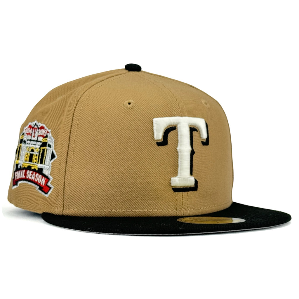 Texas Rangers “K2P PACK” New Era 59Fifty Fitted Hat - Khaki / Black