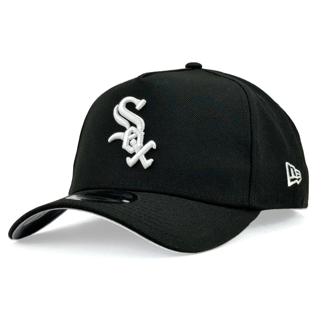 Chicago White Sox New Era 9Forty A-Frame Snapback - Black