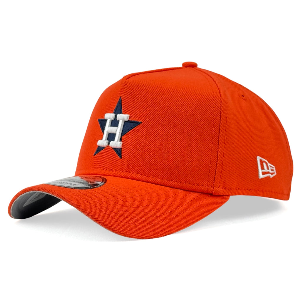 Houston Astros New Era 9Forty A-Frame Snapback - Orange