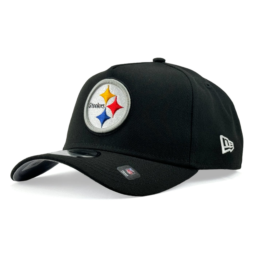 Pittsburgh Steelers New Era 9Forty A-Frame Snapback - Black