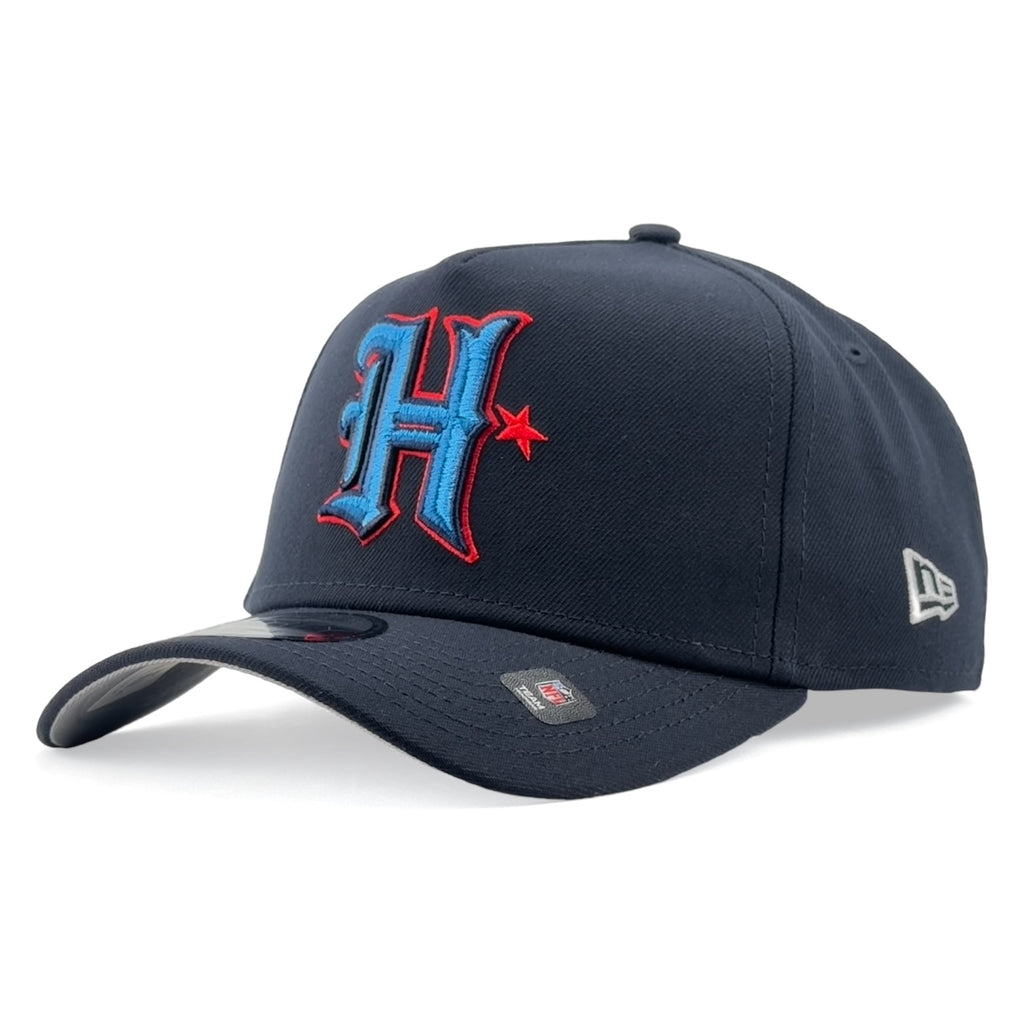 Houston Texans 2024 Logo New Era 9Forty A-Frame Snapback - Navy