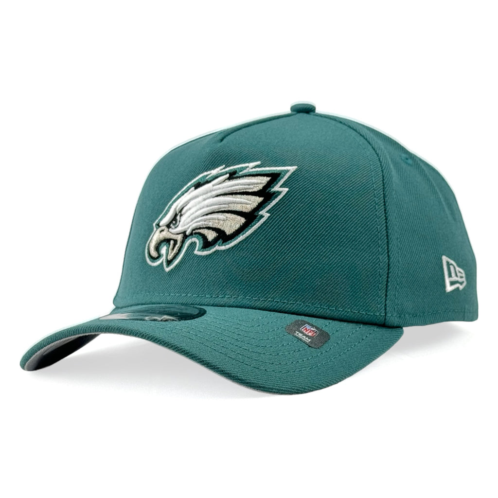 Philadelphia Eagles New Era 9Forty A-Frame Snapback - Pine Needle