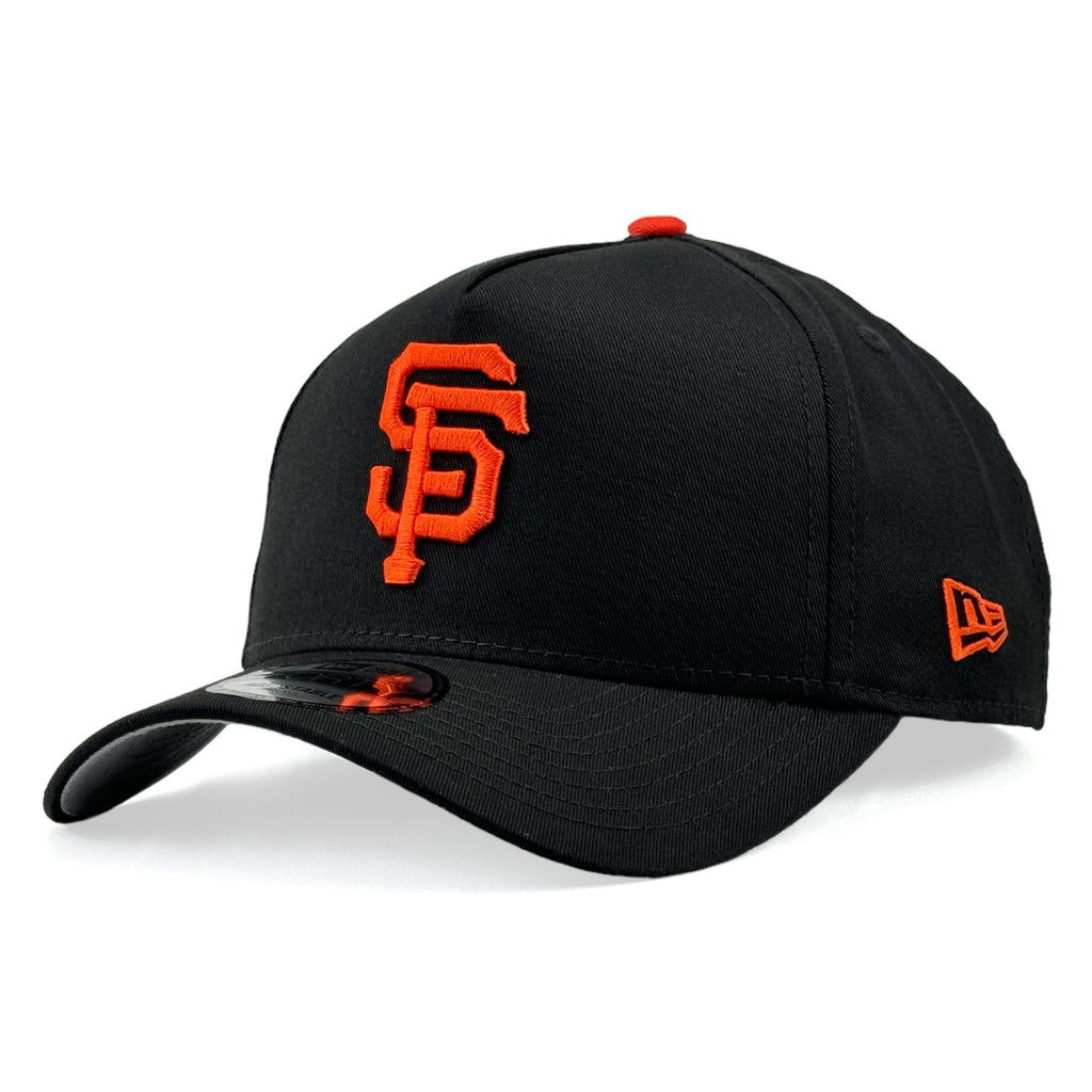 San Francisco Giants New Era 9Forty A-Frame Snapback - Black