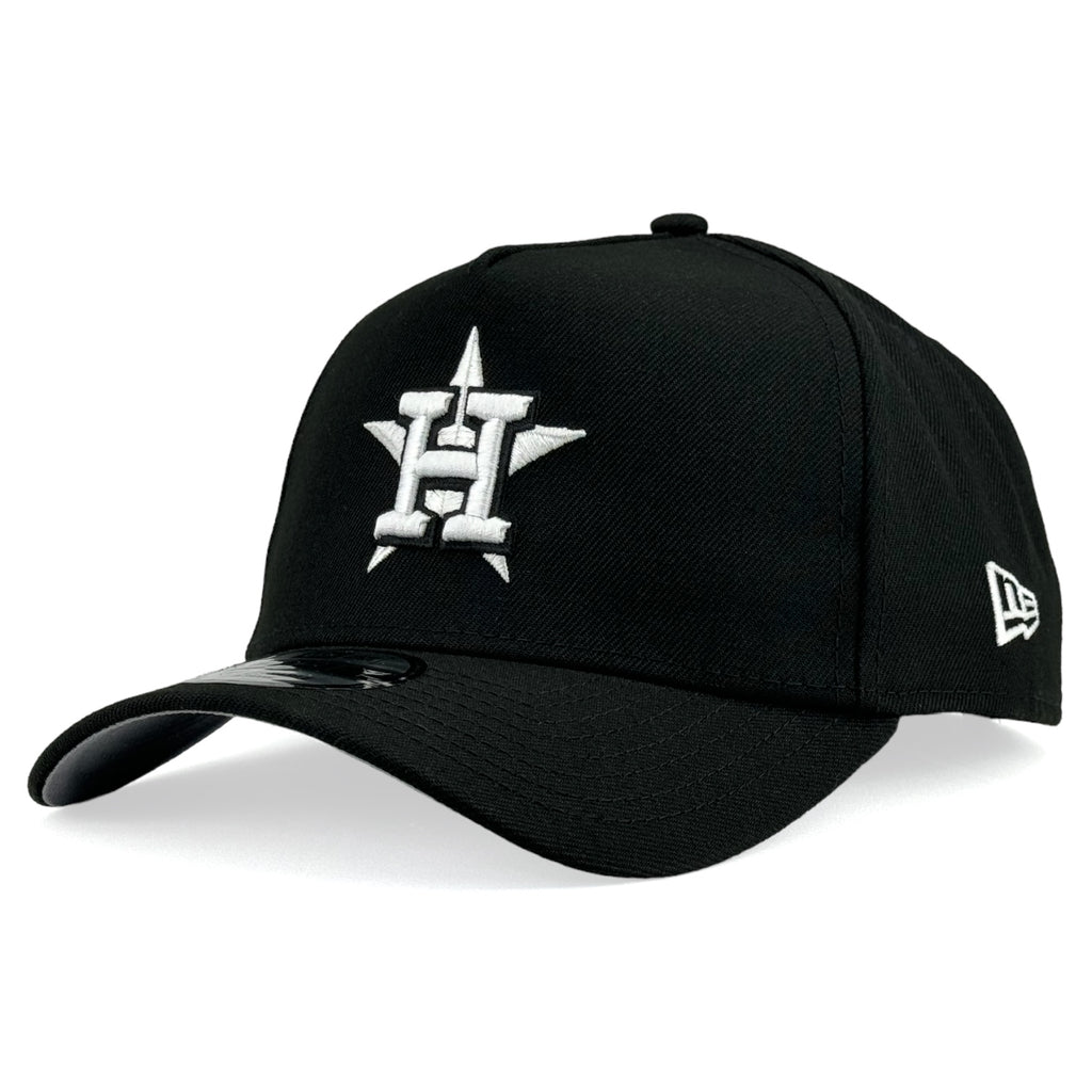 Houston Astros New Era 9Forty A-Frame Snapback - Black