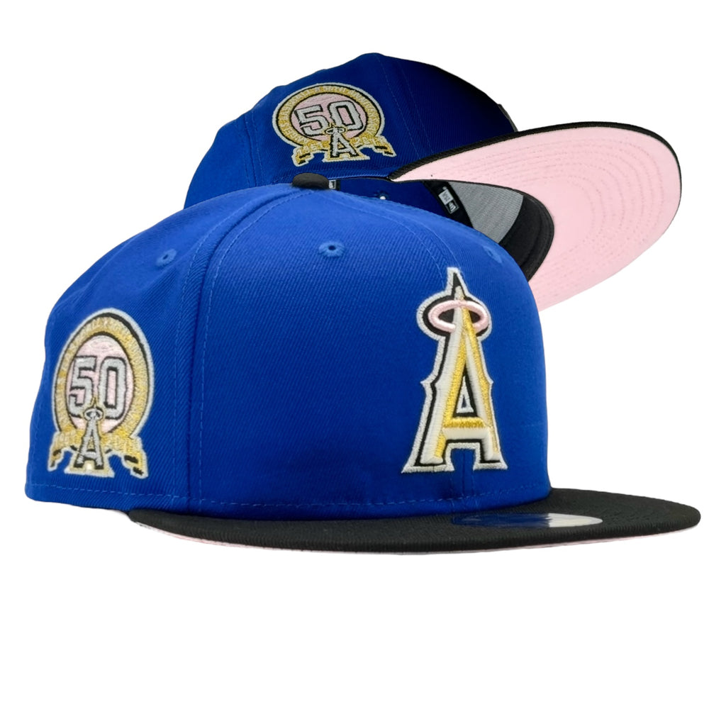 Anaheim Angels “K2P PACK” New Era 59Fifty Fitted Hat - Royal / Black