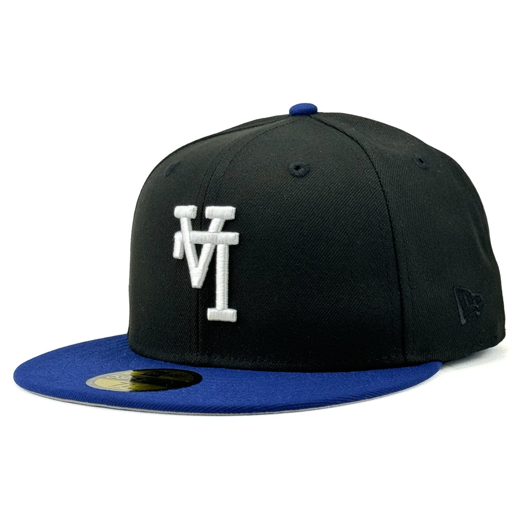 Los Angeles Dodgers "Upside Down LA" New Era 59Fifty Fitted Hat - Black/Royal